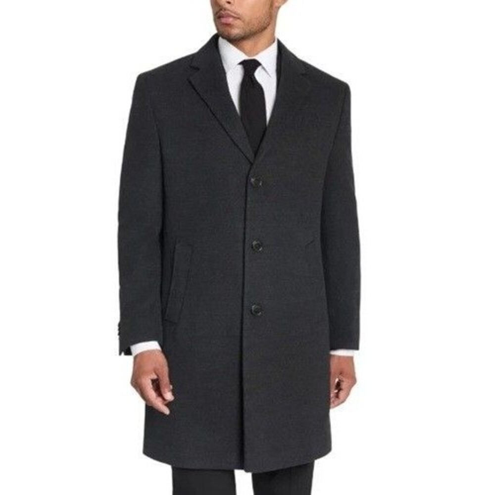 Kenneth Cole Men's Overcoat Black Size 38S NWT